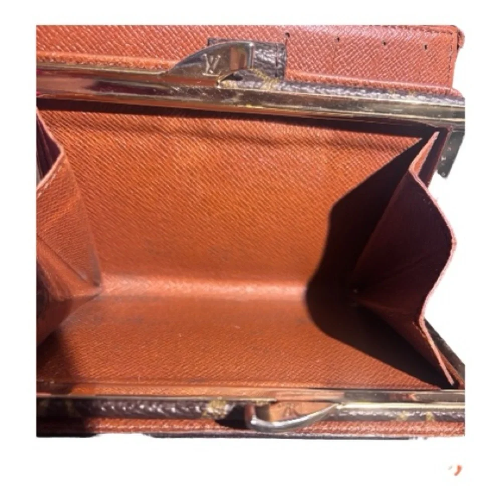 Louis Vuitton Monogram Kisslock Porte Monnaie Billets Viennois Wallet - Picture 12 of 15